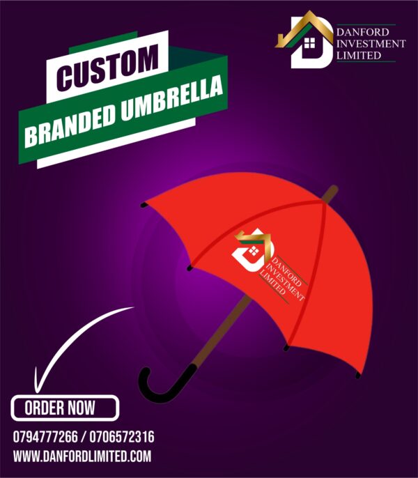 Branded umbrella